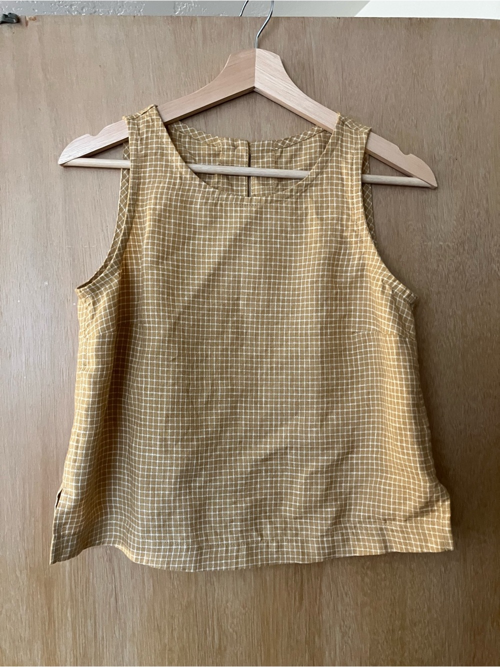 NPL Bay 2 in Amber Checks NWOT